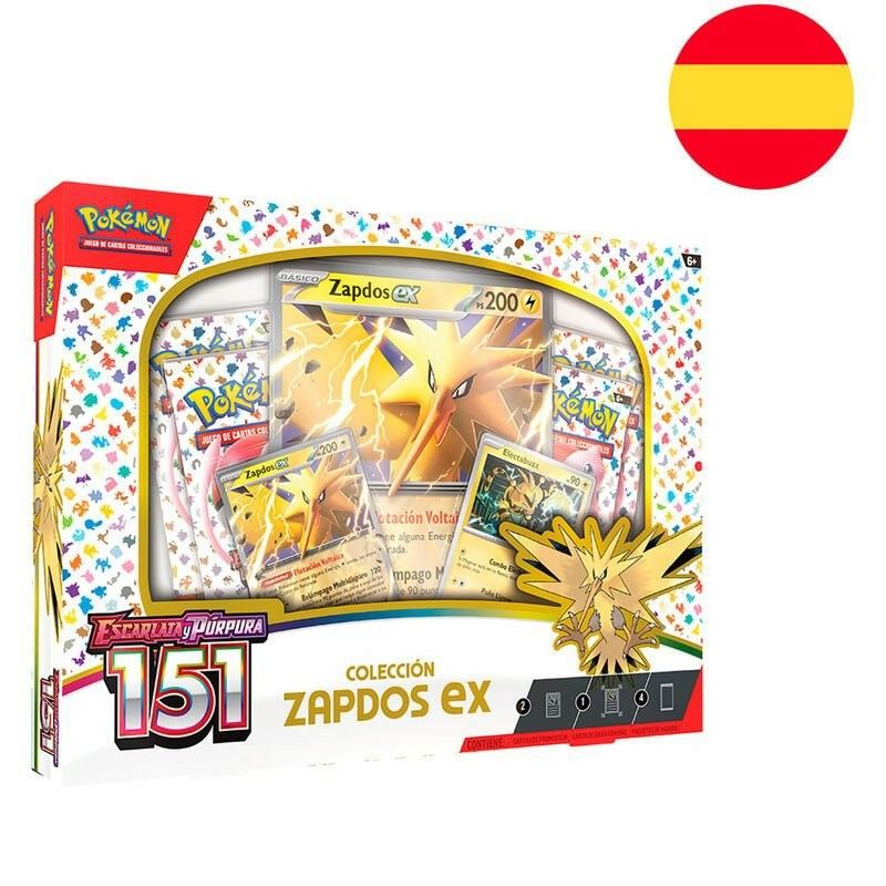 Pok Mon Jcc Escarlata Y P Rpura Colecci N Zapdos Ex Juegos De