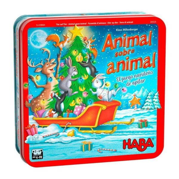 Animal On Animal Christmas Edition : Board Games : Gameria