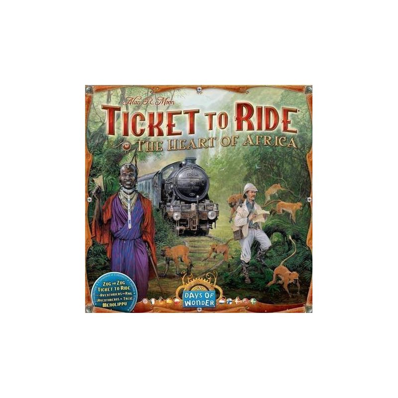adventurers On The Train! The Heart of Africa : Board Games : Gameria