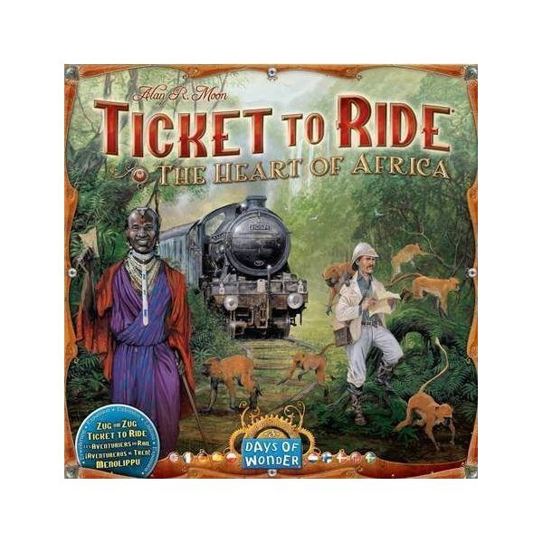 adventurers On The Train! The Heart of Africa : Board Games : Gameria