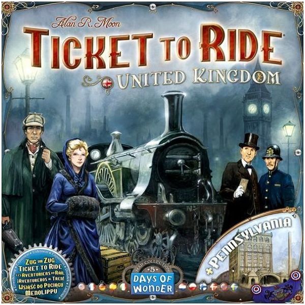 adventurers On The Train! United Kingdom and Pennsylvania | Board Games | Gameria
