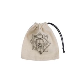 Bolsa Dados Dwarven Beige/Negro Q Workshop | Accesorios | Gameria