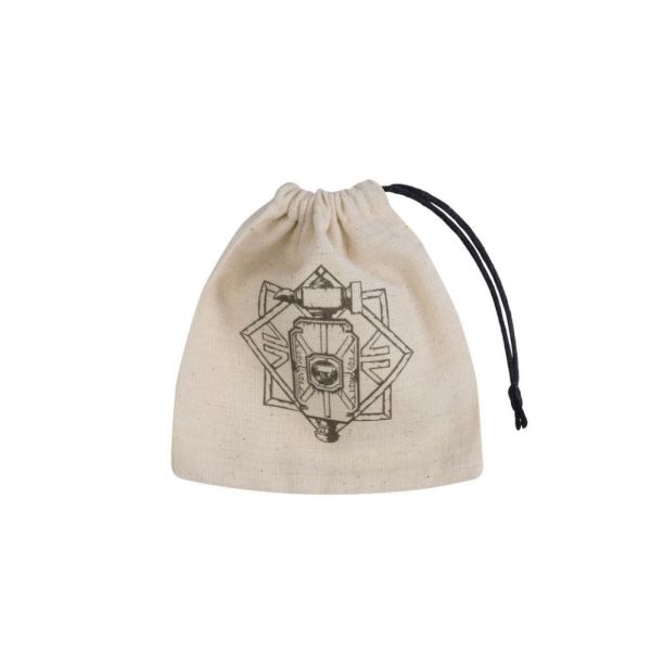 Bolsa Dados Dwarven Beige/Negro Q Workshop | Accesorios | Gameria