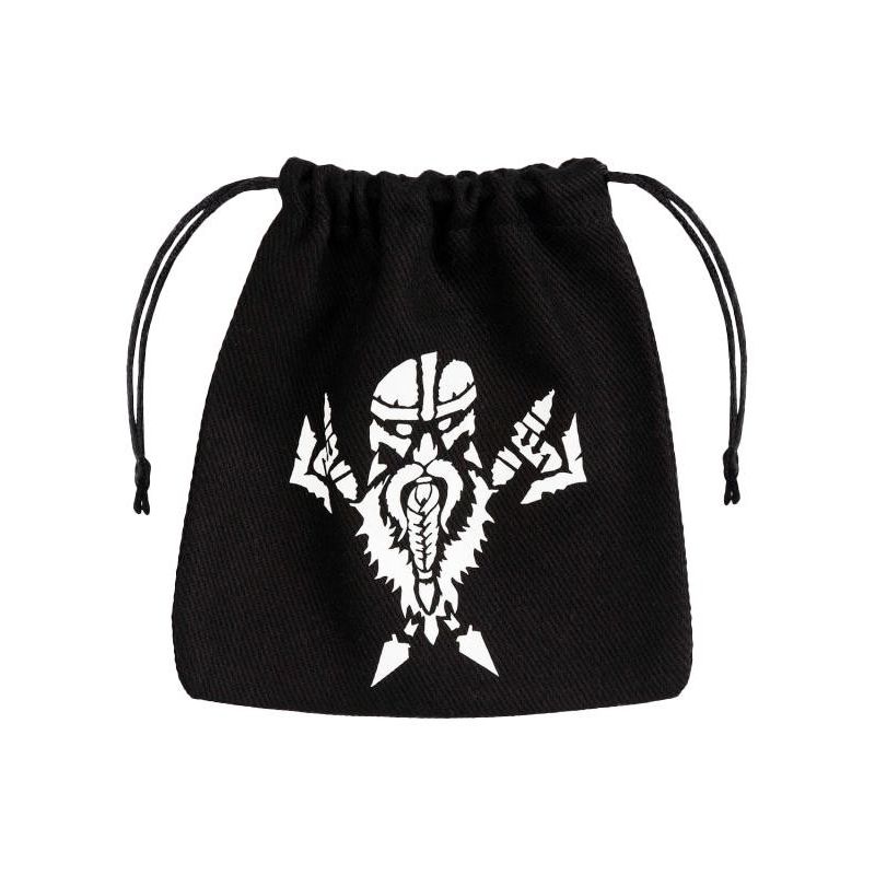 Bolsa Dados Dwarven Beige/Negro Q Workshop | Accesorios | Gameria