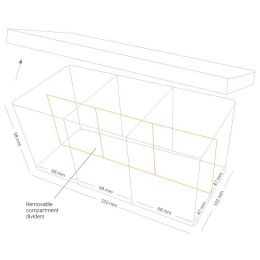 Box Ultimate Guard Cardbox Stacknsafe 480 + Transparent | Accessories | Gameria