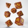 Dados Q Workshop Classic Caramel & Yellow Dice Set | Accesorios | Gameria