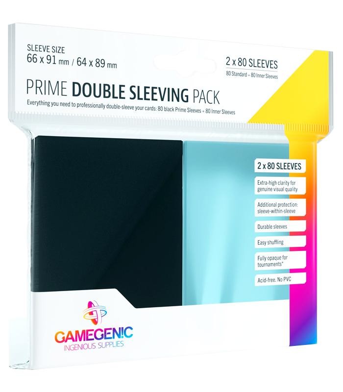 Gamegenic: Prime Double Sleeving Pack 80
