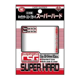 Kmc Character Sleeve Guard Super Hard 60 Pcs. Transparent :: Accessories :: Gameria