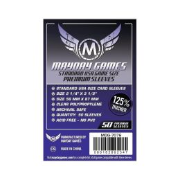Mayday Usa Premium 56X87 Mm 50 Units : Accessories : Gameria