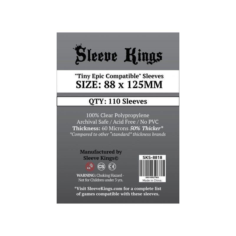 Covers Sleeve Kings Tiny Epic 88X125 Mm