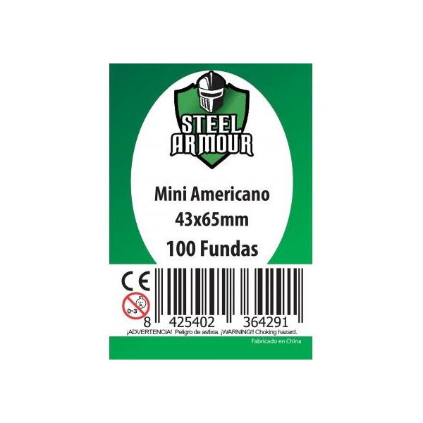 Fundas Steel Armour Mini Americano 43X65 Mm | Accesorios | Gameria