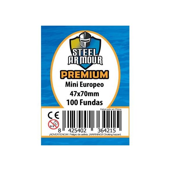 Fundas Steel Armour Mini Euro Premium 47X70 Mm | Accesorios | Gameria