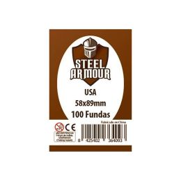 Pouches Steel Armour Usa 58X89 Mm 100 Units | Accessories | Gameria