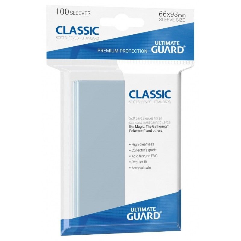 Fundes Ultimate Guard Classic 100 Unitats Transparent | Accessoris | Gameria