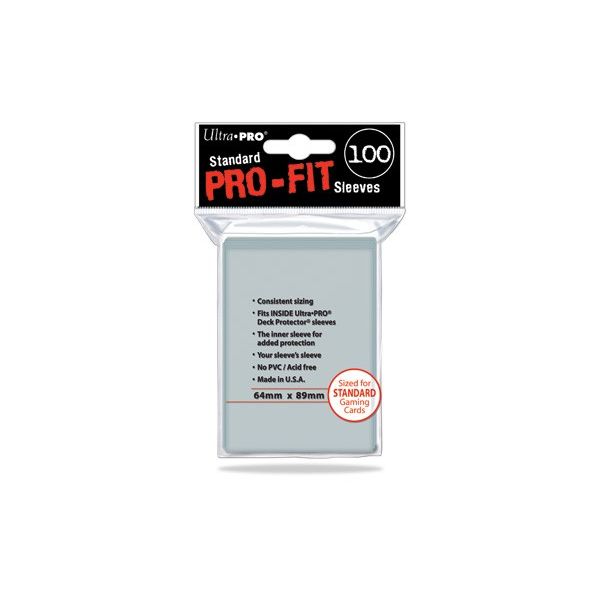 Fundes Ultra Pro Estàndard Pro-Fit 100 Unitats Transparent | Accessoris | Gameria