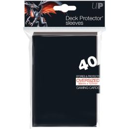 Covers Ultra Pro Oversized 40 Units Black | Accessories | Gameria