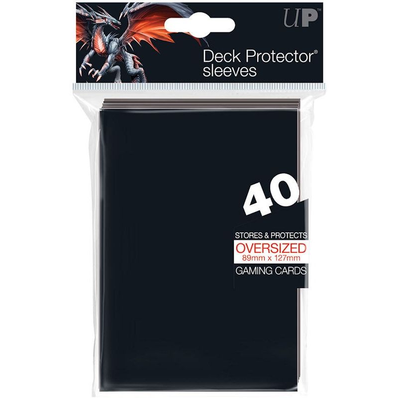 Covers Ultra Pro Oversized 40 Units Black | Accessories | Gameria