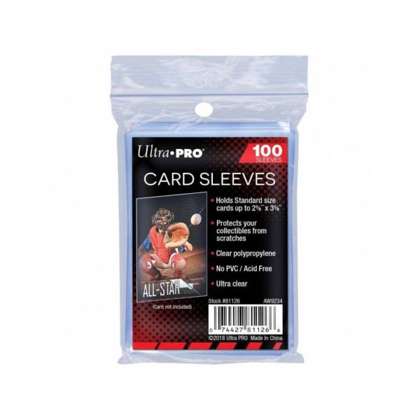 Fundes Ultra Pro Regular Estàndard 66X91 Mm 100 Unitats Transparent | Accessoris | Gameria