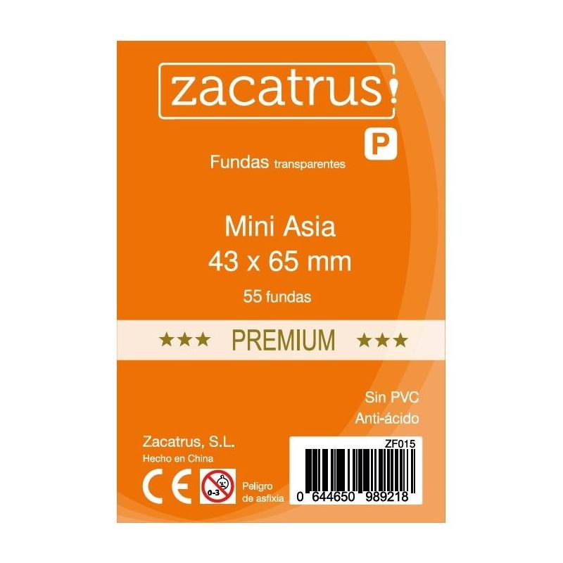 Fundas Zacatrus Mini Asia Premium 43X65 Mm | Accesorios | Gameria