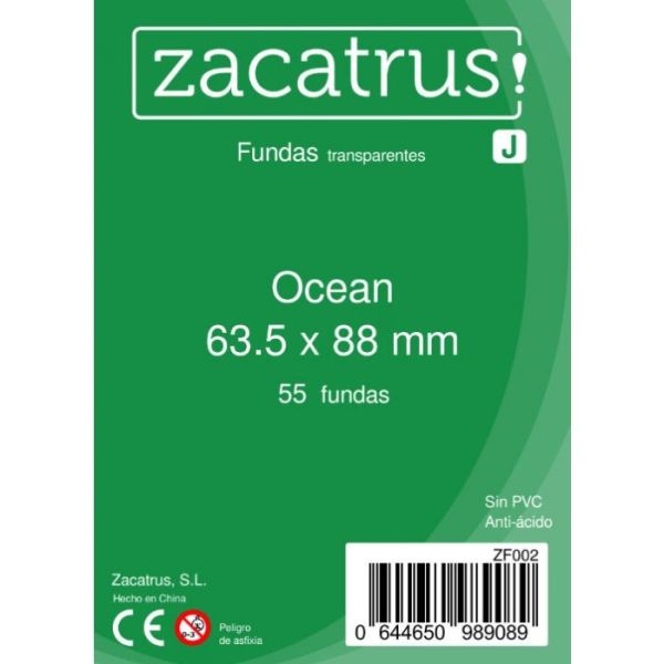 Fundas Zacatrus Ocean 63,5 X 88 Mm | Accesorios | Gameria