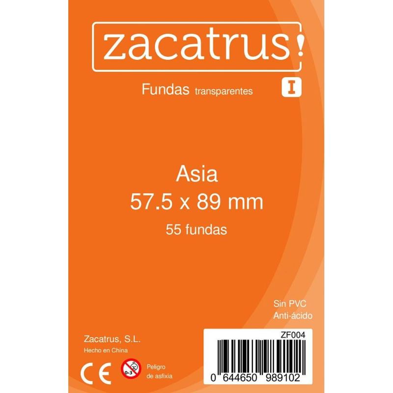Fundas Zacatrus Asia 57,5X89 Mm | Accesorios | Gameria