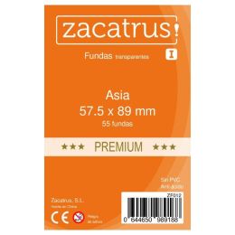 Fundas Zacatrus Asia Premium 57,5X89 Mm | Accesorios | Gameria