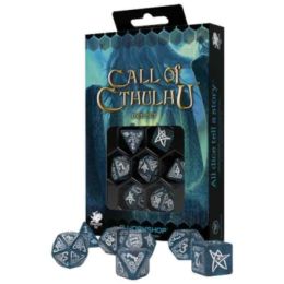Dice Q Workshop The Call Of Cthulhu Abyssal/White Dice Set | Accessories | Gameria