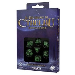 Dados La Llamada De Cthulhu 7Th Edition Black/Green| Accesorios | Gameria