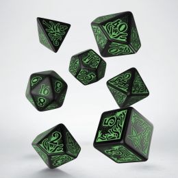 Dados La Llamada De Cthulhu 7Th Edition Black/Green| Accesorios | Gameria