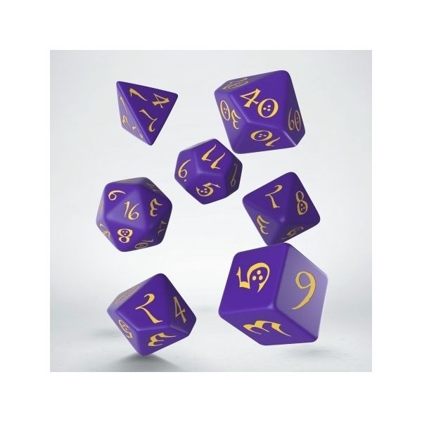 Dados Q Workshop Classic RPG Purple / Yellow | Accesorios | Gameria