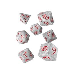 Dice Q Workshop Classic RPG Pearl /Red | Accessories | Gameria