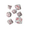 Dados Q Workshop Classic RPG Pearl / Red Dice Set | Accesorios | Gameria