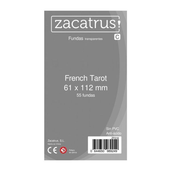 Fundas Zacatrus French Tarot 61X112 Mm | Accesorios | Gameria