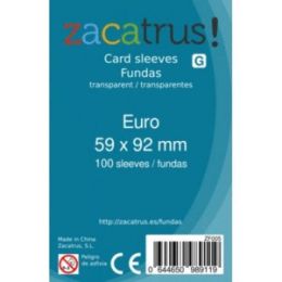 Covers Zacatrus Euro 59X92 Mm | Accessories | Gameria