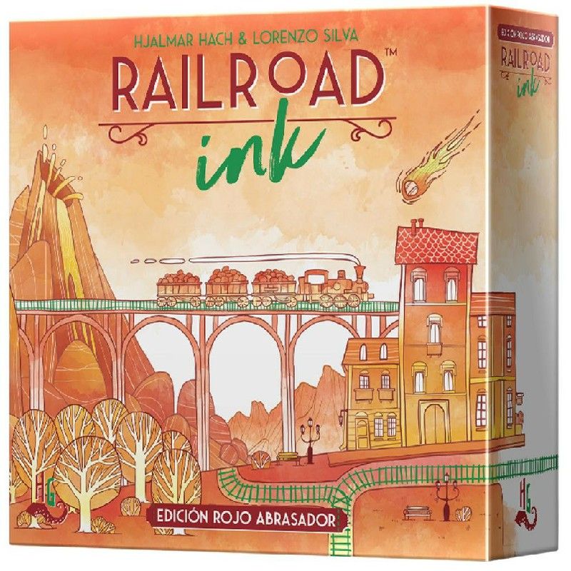 Railroad Ink Red Edition : Board Games : Gameria