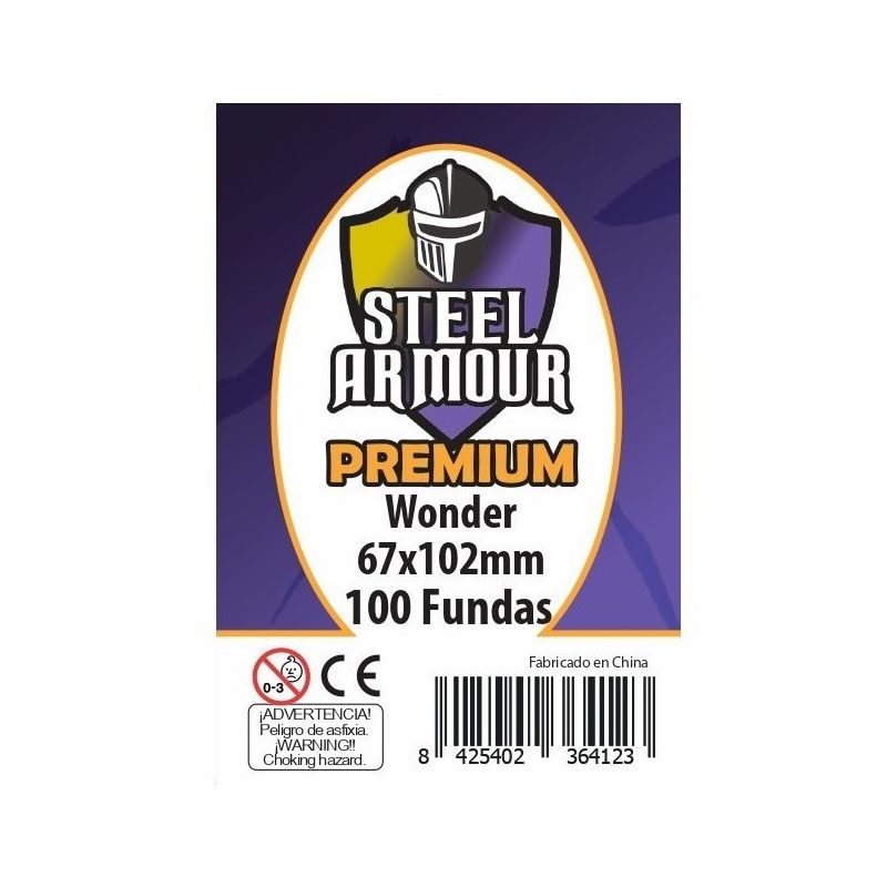 Fundas Steel Armour Wonder Premium 67X102 Mm 100 Unidades