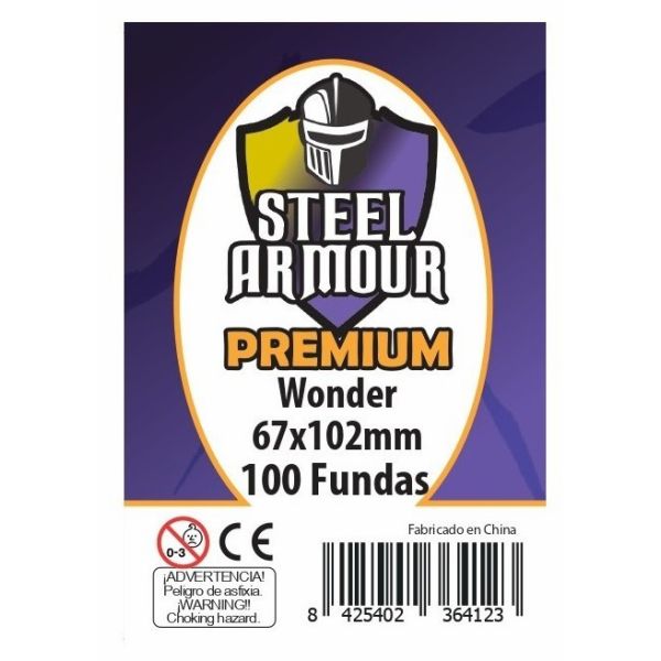 Fundes Steel Armour Wonder Premium 67X102 Mm 100 Unitats | Accessoris | Gameria
