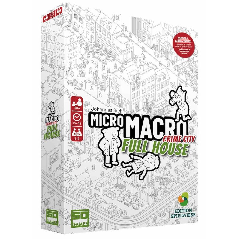 Micromacro Crime City Full House : Board Games : Gameria
