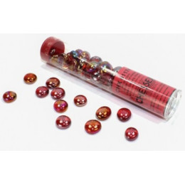 Counters Chessex Crystal Red Iridized : Accessories : Gameria