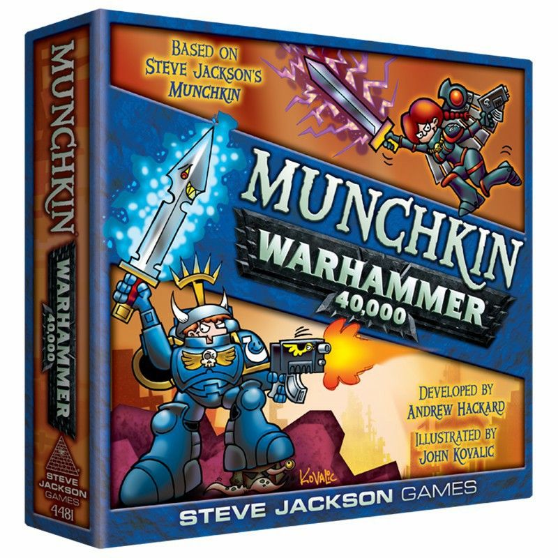En Munchkin Warhammer 40,000 | te conviertes en Ultramarine | Necron | Aeldari | Ork | Death Guard | Tyranid.