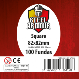 Fundas Steel Armour Square 82X82 Mm