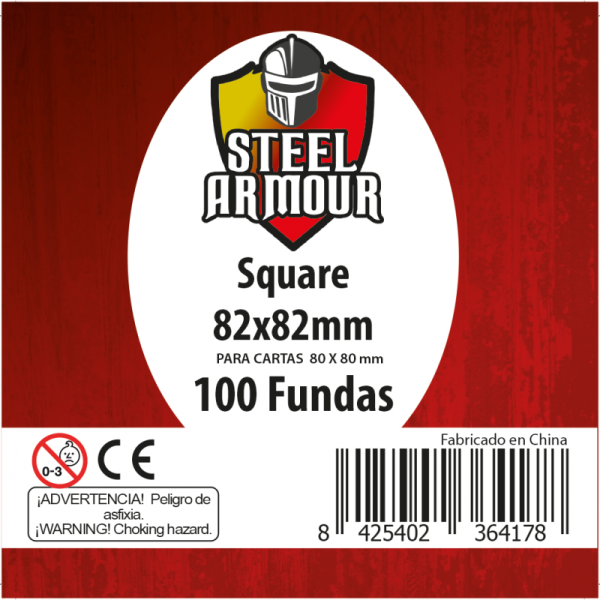 Covers Steel Armour Square 82X82 Mm | Accessories | Gameria