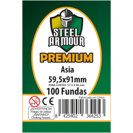 Fundas Steel Armour Asia Premium 59,5X91 Mm