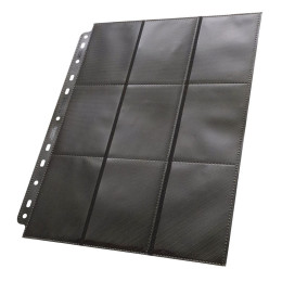 Filing Sheet Ultimate Guard 18 Pockets Side Loading Black (Unit) | Accessories | Gameria