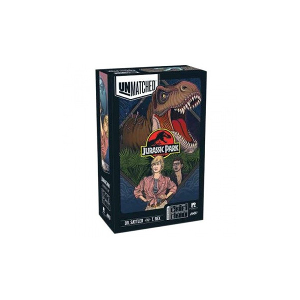 Unmatched Jurassic Park Dr. Sattler vs T Rex | Board Games | Gameria