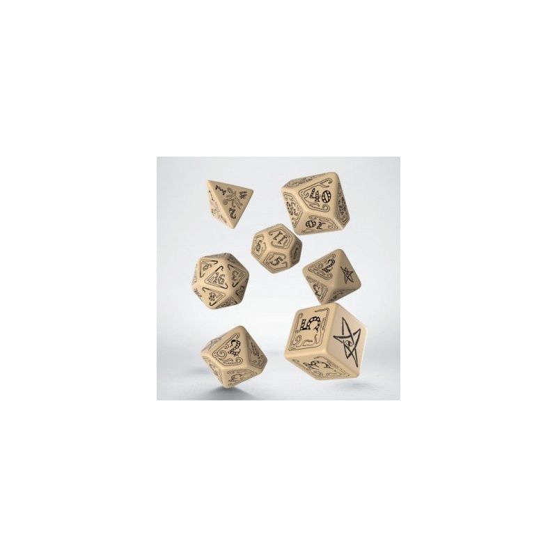 Call Of Cthulhu Dice 7Th Edition Black/Beige| Accessories | Gameria