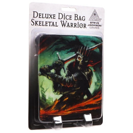 Skeletal Warrior Deluxe Dice Bag | Accessories | Gameria