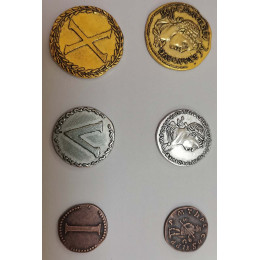 Pack de Monedas Metálicas Romanas | Accesorios | Gameria