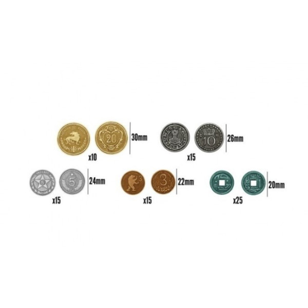 Pack de Monedas Metálicas Scythe | Accesorios | Gameria
