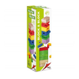 Block & Block Color For Kids is a board game for children. It is a fun and educational game that helps develop their cognitive a